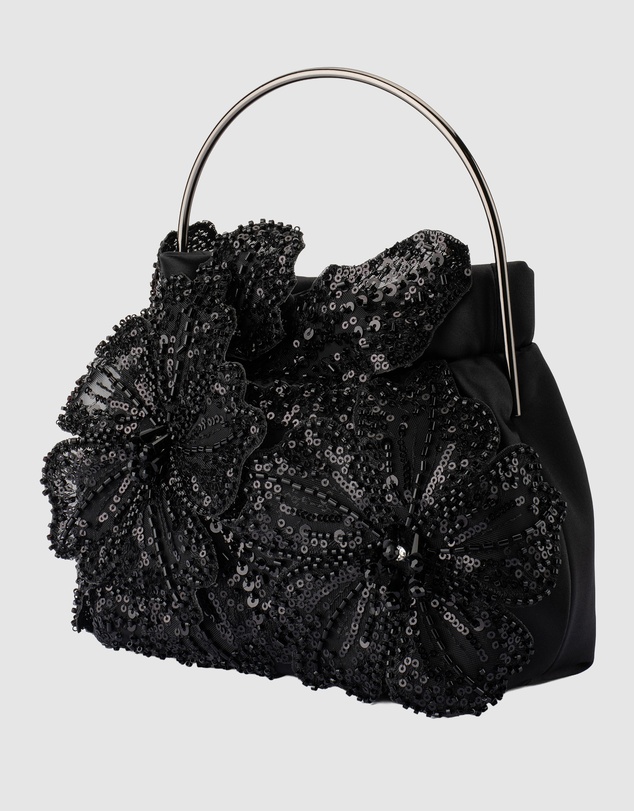 Olga Berg - Flora Applique Top Handle