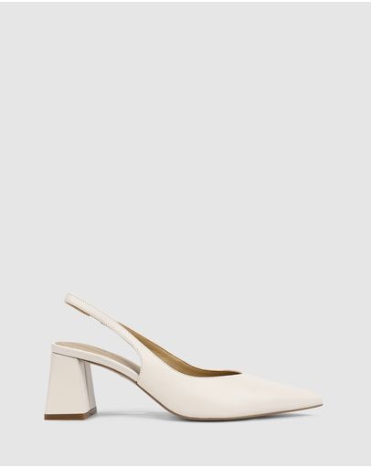 Chalk White Leather