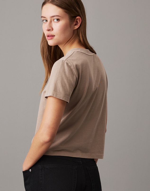 Calvin Klein Jeans - Slim Washed Logo Baby Tee