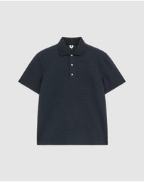 ARKET - Waffled Polo Shirt