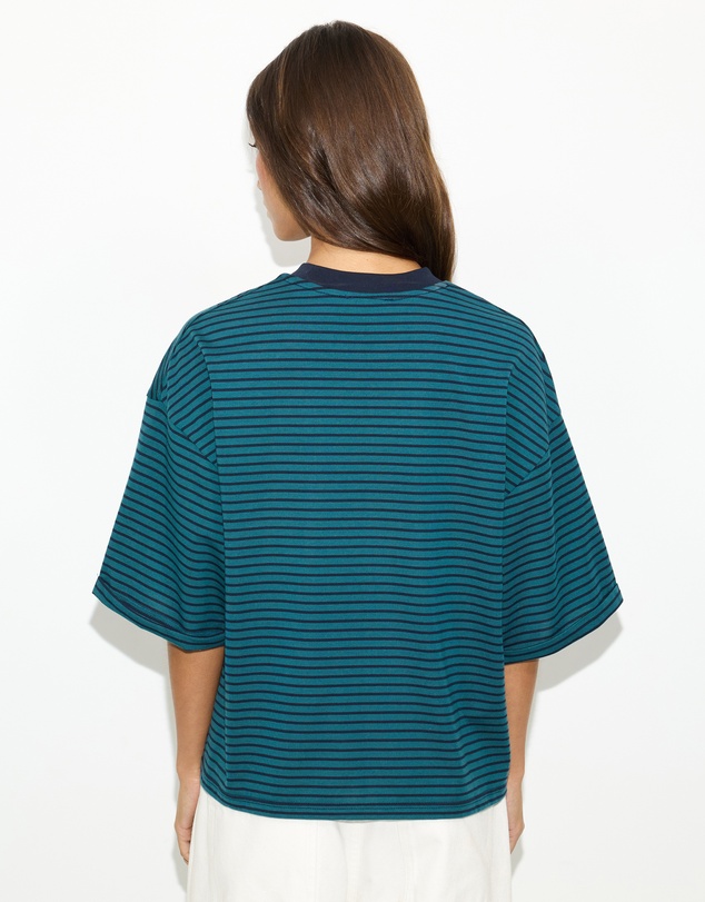 Dazie - Serve Stripe T-Shirt