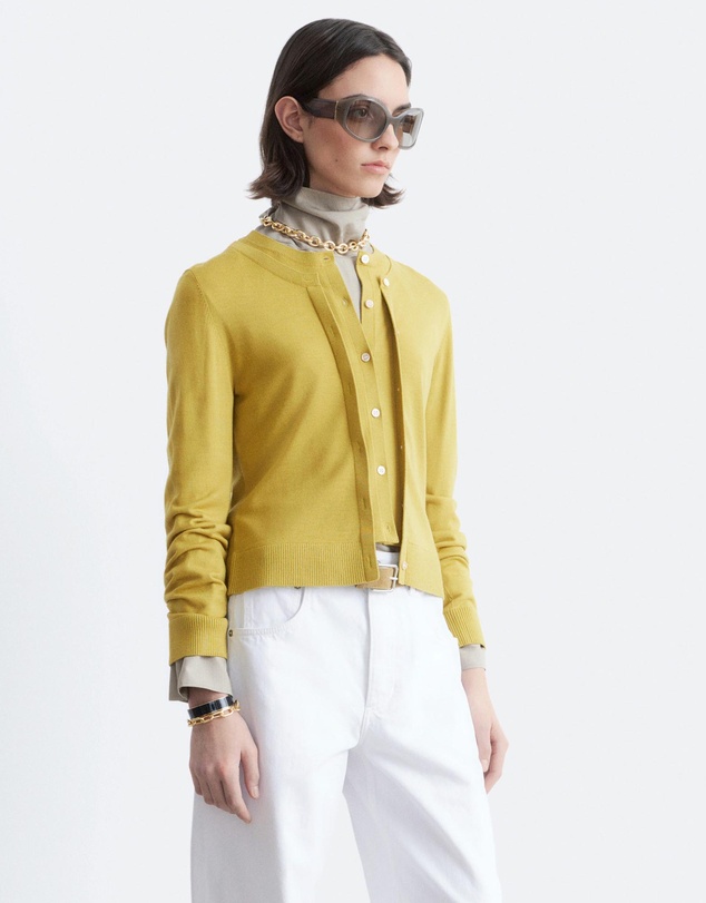 & Other Stories - Double-Layer Merino Wool Cardigan