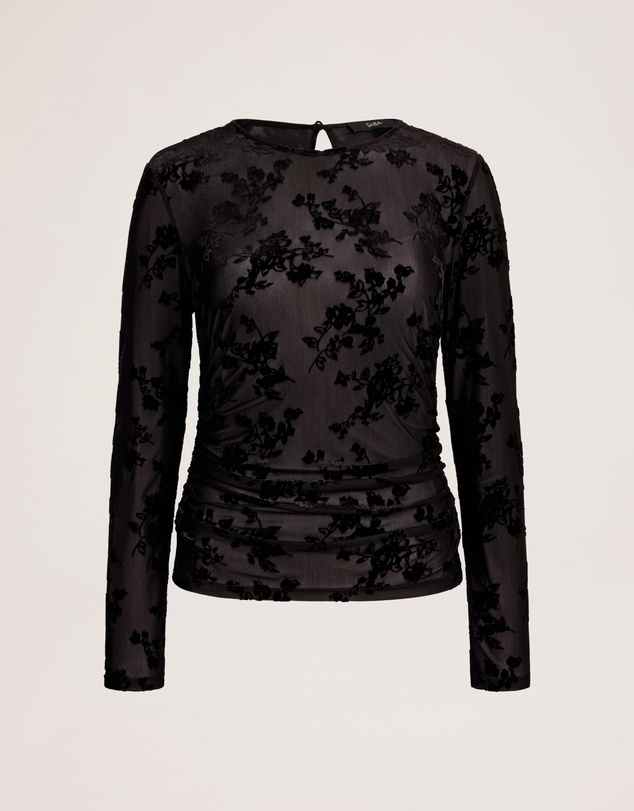 SABA - Bowie Burnout Long Sleeve Top