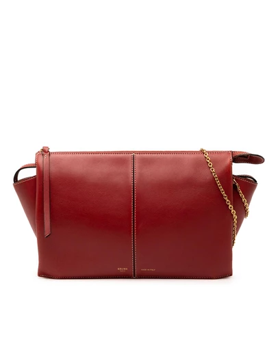 Pre-Loved by Azura Reborn - Pre-Loved Trifold Leather Clutch On Chain
