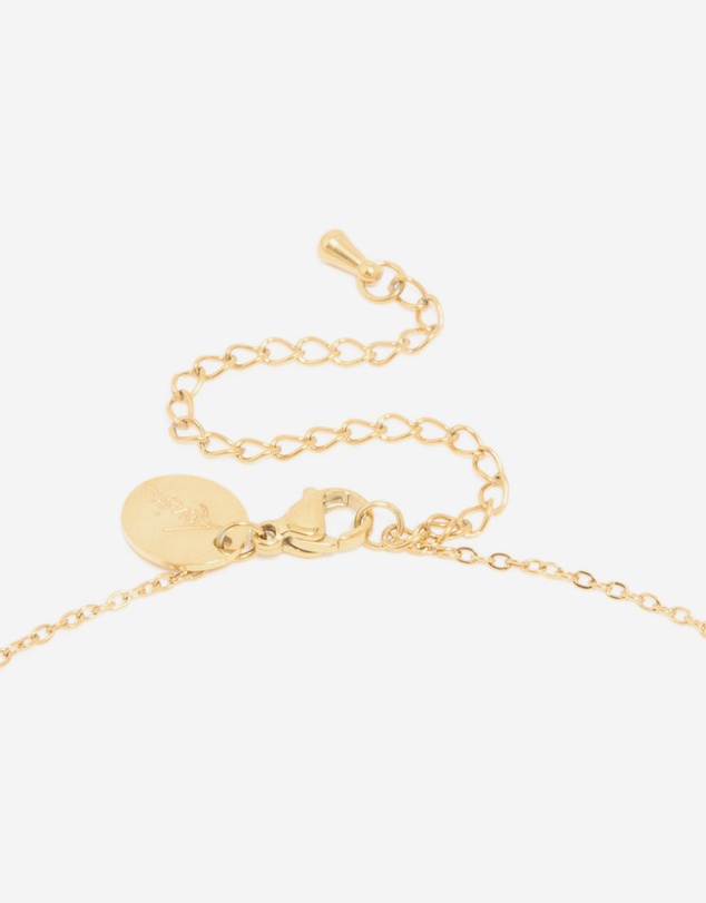Lovisa - Waterproof Gold Plated Stainless Steel Letter E Dainty Pendant Necklace