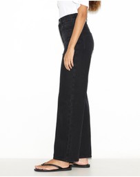 Dazie - London High Waisted Wide Leg Jeans