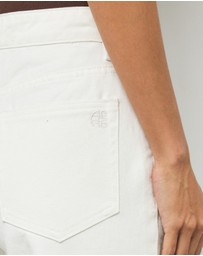 AERE - High Rise Straight Leg Jeans