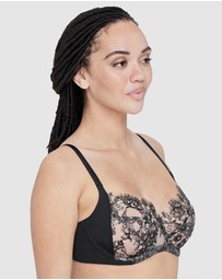 Skarlett Blue - Entice Fuller Bust Sheer Lace Bra with Side Support