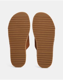 Tommy Hilfiger - Flex Jutte Hilfiger Suede Sandals - Men's