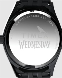 TIMEX - Timex x Wednesday Timex Legacy 36mm Stainless Steel Bracelet Watch