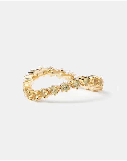 PDPAOLA - Green Tide Gold Ring