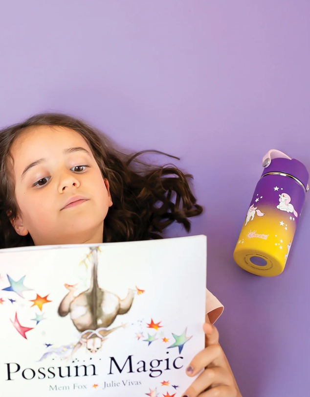 Tolu Australia - 400ml Insulated Kids Bottle With Unicorns