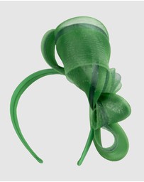 Fillies Collection - Bespoke Green Racing Fascinator