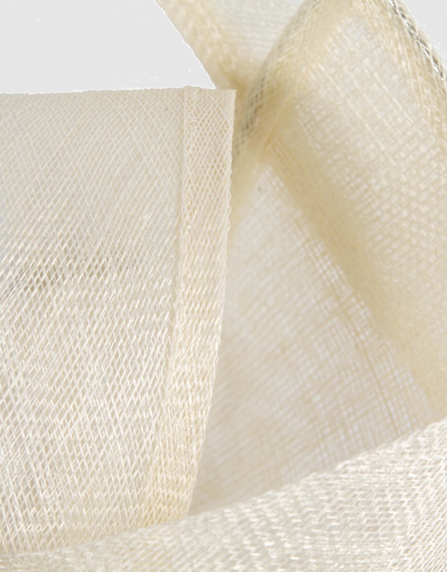 Max Alexander - Tall Cream Sinamay Fascinator Headband