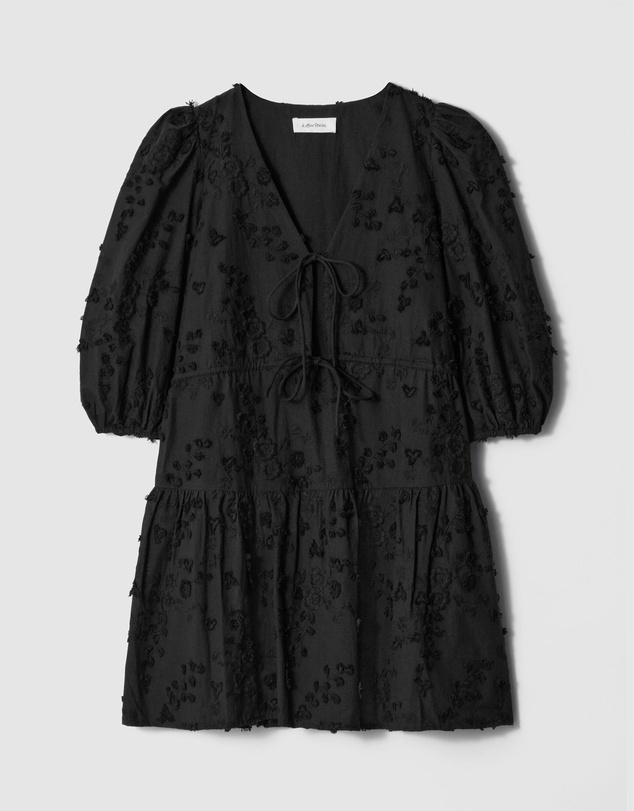 & Other Stories - Embroidered Mini Dress
