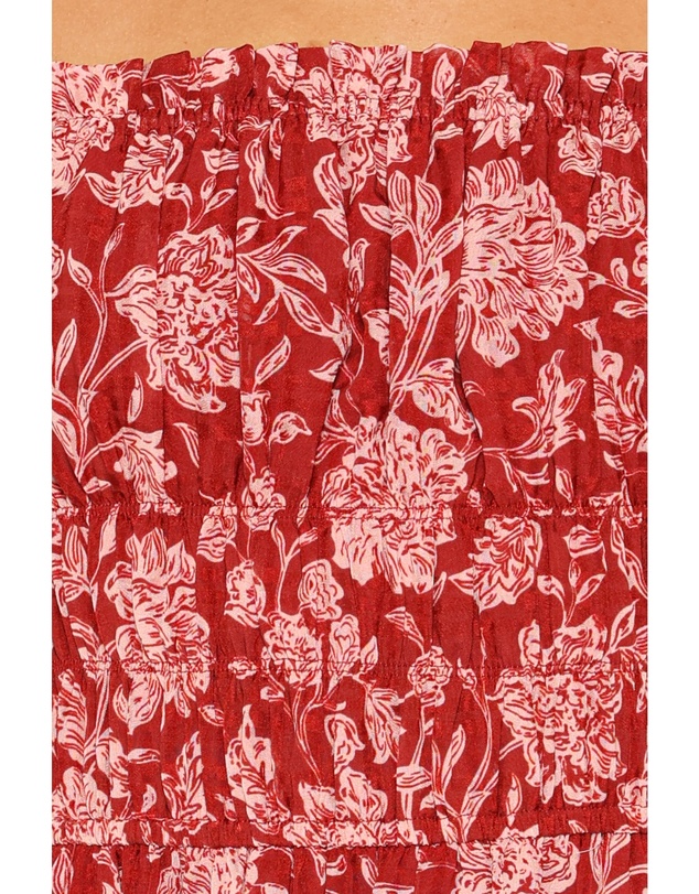 Petal & Pup - Aine Midi Dress - Red Floral