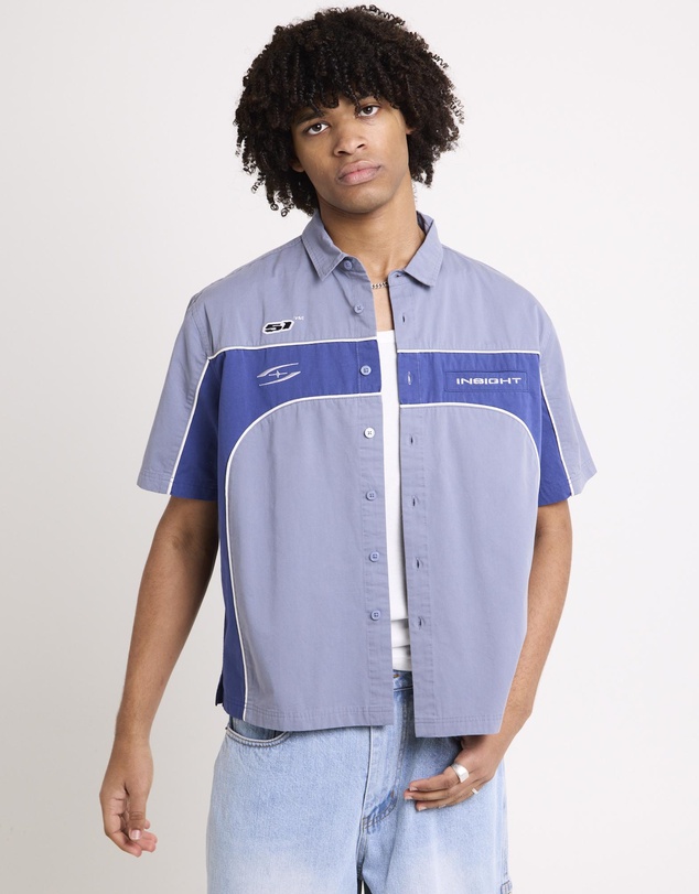 Insight - Axel Panelled Short Sleeve Shirt