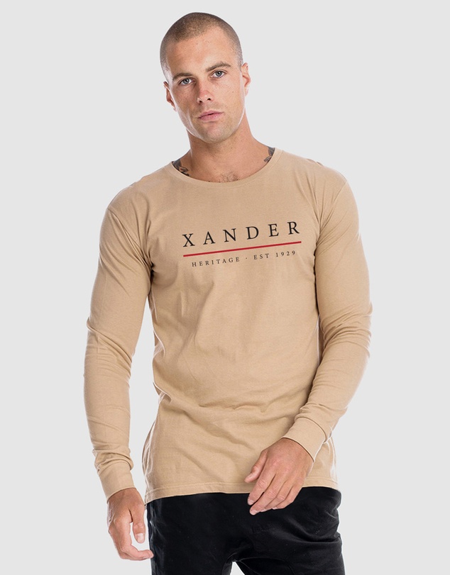 Xander - Bande Long Sleeve Tee