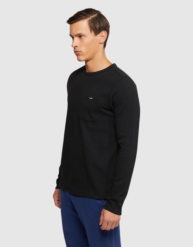Oxford - Albert Waffle Long Sleeve Tee