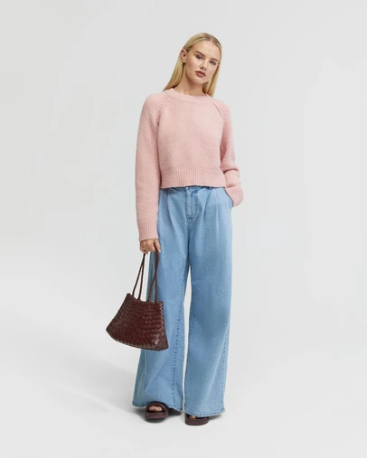 Oxford - Mei Alpaca Blend Soft Knit Top
