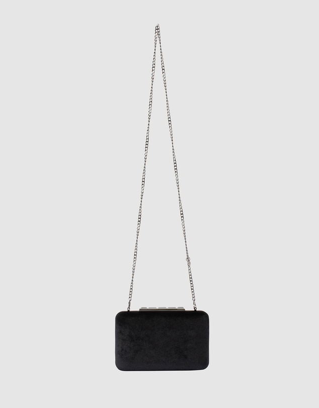 Olga Berg - Bess Velvet Clutch