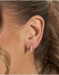 Izoa - Ann Huggie Earrings