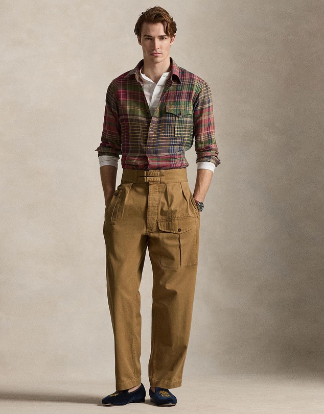 Polo Ralph Lauren - Classic Fit Plaid Linen Popover Shirt - ICONIC EXCLUSIVE