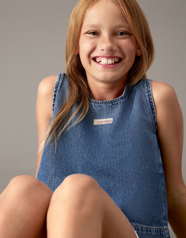 Calvin Klein Jeans - Girls Denim Sleeveless Top