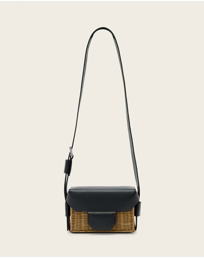 AllSaints - Monique Wicker Crossbody Bag