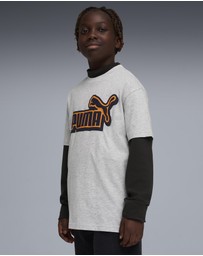 Puma - ESS Logo Lab Relaxed Front Graphic Tee - Teens