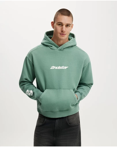 Cotton On - Box Fit Graphic Hoodie