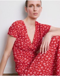 M.N.G - Printed Midi-Dress