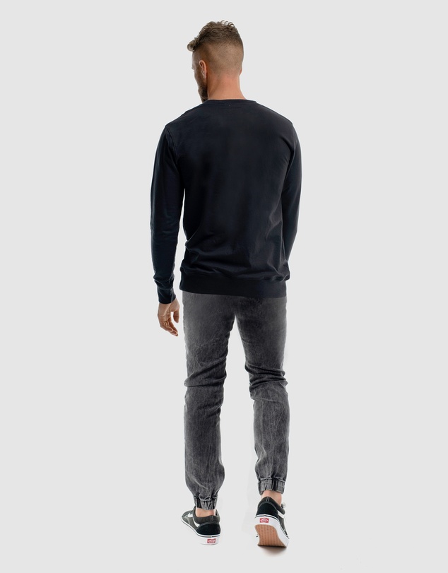Xander - Monarch Mono Embroidery Crewneck