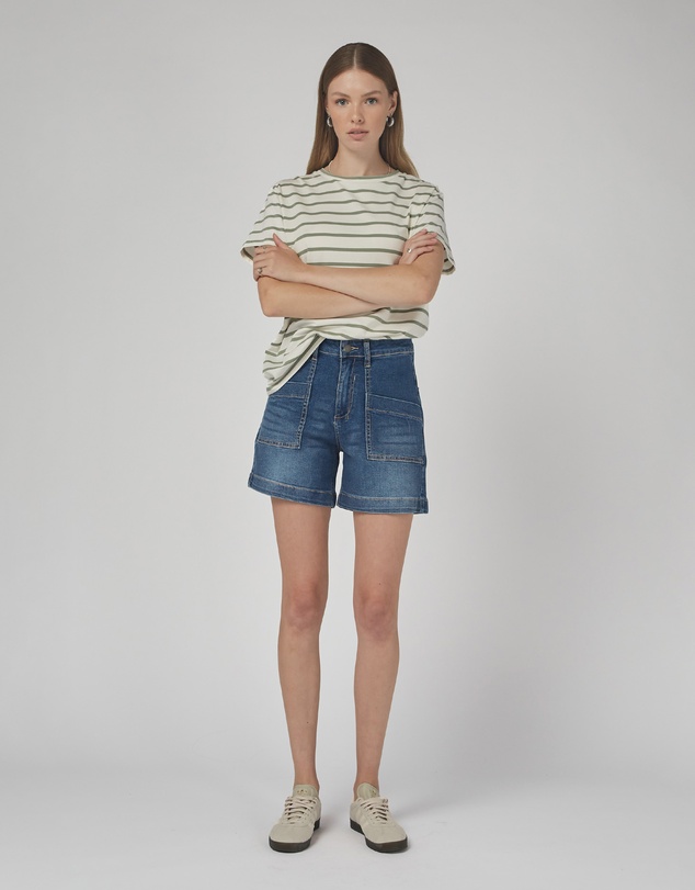 DRICOPER DENIM - Zaplin Rodeo Blue Denim Shorts