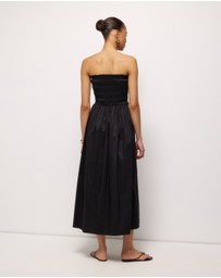 AERE - Aminta Strapless Midi Dress