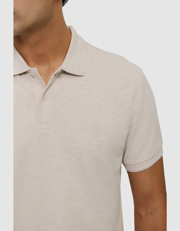 Trenery - Pique Marle Monogram Polo