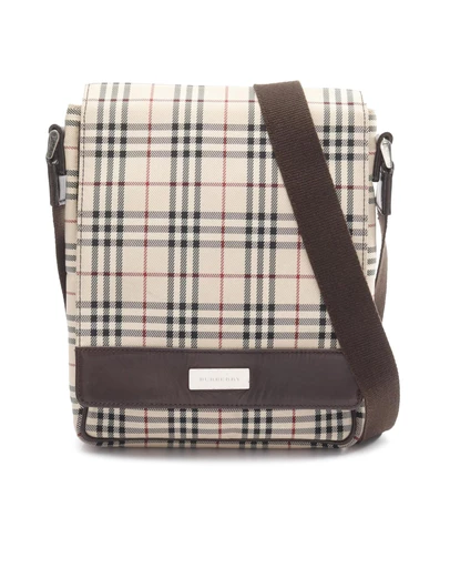 Pre-Loved by Azura Reborn - Pre-Loved Nova Check Coated Canvas Crossbody