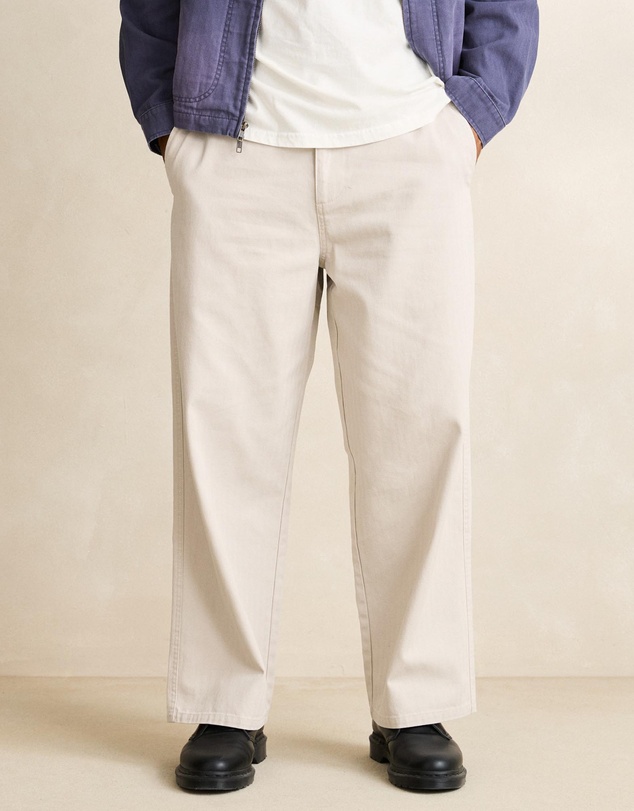 Rhythm - Relaxed Herringbone Pants