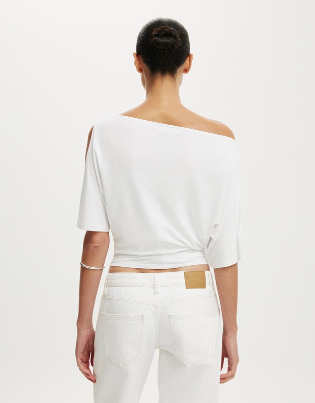 Cotton On - Sonny Cold Shoulder Short Sleeve