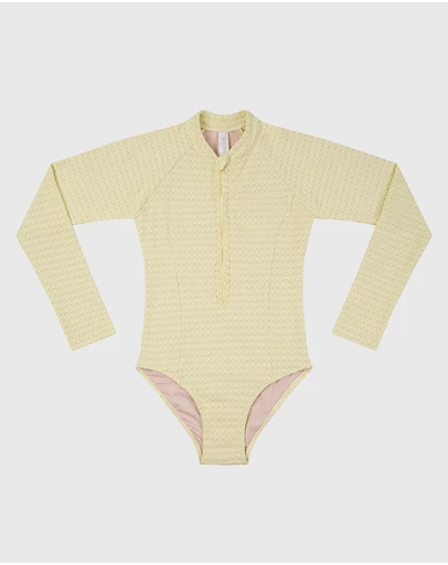 Aqua Blu Kids - Stepping Stones Long Sleeve One Piece - Teens
