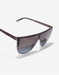 Hawkers Co - HAWKERS Sunglasses for Men and Women - Protection UV400 WEED Model - Mask Sunglasses