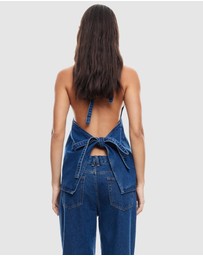 Lioness - Hills Denim Halter Top