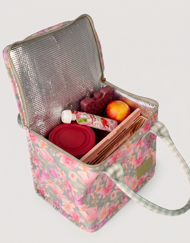 The Somewhere Co - Sage Wildflowers Lunch Bag