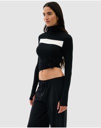 Splits59 - Lennon Rib Turtleneck Top