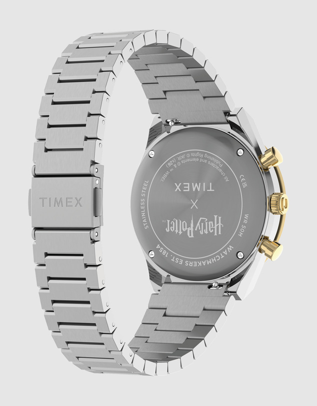 TIMEX - Harry Potter x Q Timex Time Turner Chronograph 40mm Stainless Steel Bracelet Watch