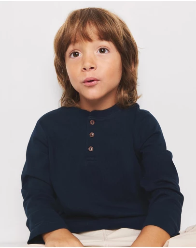 M.N.G - Henleyb T-Shirt - Babies-Kids