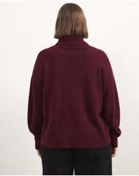 Atmos&Here Curvy - Winnie Wool Blend Knit Jumper
