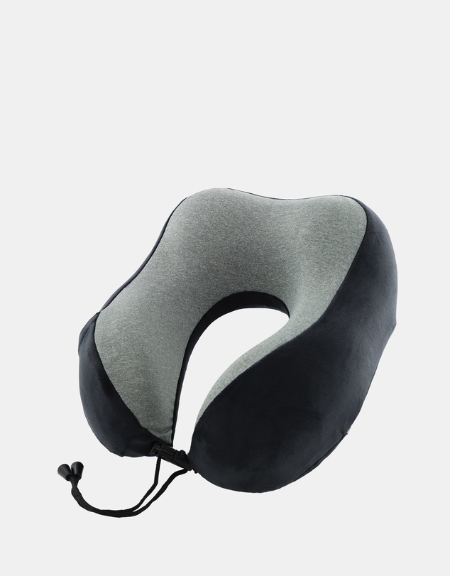 Milleni - Milleni Travel Memory Foam Neck Pillow in Black