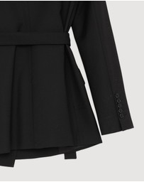Revibe - Repaired Shona Joy Castro Belted Blazer - AU 6