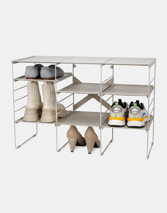 Joseph Joseph - Level™ Plus Adjustable Shoe Rack - Stores 12 Pairs